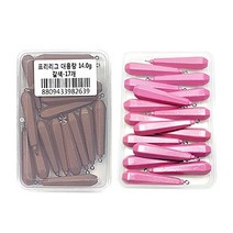 우리들이야기 프리리그싱커 대용량 봉돌 스틱싱커 분체도장, 분홍 11.5g