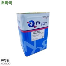 큐피트 크린솔 외부용 수성 반무광 18L 초록색 4종, 초록9030