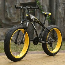 입문용 산악 자전거 mtb 팻바이크 배송비 포함, 27단, 26인치, 화이트 블랙