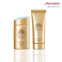 시세이도 아넷사 퍼펙트 UV 선크림 스킨밀크 60ml/스킨젤 90g 택1 SPF50+ PA++++, 스킨밀크 60ml