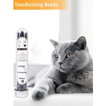 고양이 공기청정기 애견 악취 미세먼지 냄새제거 애완 동물 배변 크리스탈 탈취 비즈 향기로운 배설물 냄새, 한개옵션0