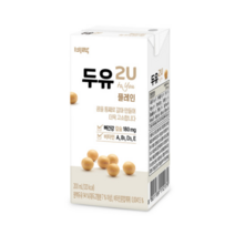 비락 두유 2U 플레인, 200ml, 24개