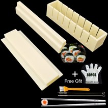 다테마끼발 계란말이발 김밥메이커 3pcs 스시 메이커 쌀 금형 일본 다기능 금형 장갑, 선물이 있는 3p 스퀘어