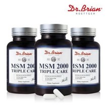 닥터브라이언 MSM2000 관절 무릎 영양제 뼈건강 연골 120정 2개월분 3개