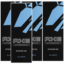AXE Aftershave Refreshing Sage Alaska 액스 애프터쉐이브 리후레싱 세이지 알라스카 스킨 100ml 4팩