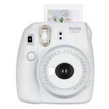 후지필름 인스탁스 미니 9 Instax Mini 즉석 필름 카메라 화이트, 1개