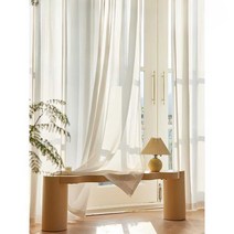 쉬폰 커튼 모던 프리미엄 나비주름 먼지없는 커튼