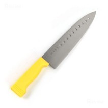 오너클랜 일본 타공 식도 주방칼 33.8cm 25호 노랑_WAC8EBC