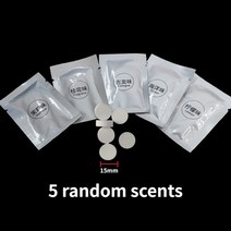 곰 사자 늑대 모양 자동차 공기 청정기 환기 클립 아로마 테라피 정제 아로마 수지 향수 디퓨저 냄새, 02 5 Random Scent Refil