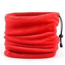 지원군몰 부드러운 SOFT 벨벳 겨울 넥워머 등산 골프 방한 워머, 레드