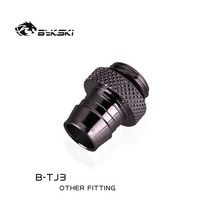 파이프밴딩기 Bykski 10mm 호스 파이프 바브 피팅 3/8 얇은 유연한 튜브 커넥터 7 색 B-TJ3, [05] Grey