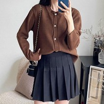 [바보사랑] 여자 울니트 9컬러 데일리 소프트 분홍 가디건