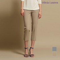올리비아로렌 사선 주머니 콤비 일자핏 팬츠 VOCDLWM3271