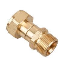 압력 와셔 스위블 조인트 꼬임없는 건-호스 피팅 트위스트 방지 메트릭 M22 14Mm 연결 3000 Psi, 무색, 하나