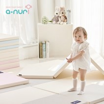 1+1 아누리 항균 플레이 국민 아기폴더매트70x200, 1+1/항균/캔디그레이/70x200