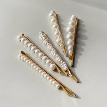 욜케이유 잔머리 정리핀 집게핀 머리핀 앞머리 고정 신생아 미니, 3-진주머리핀-꼬임
