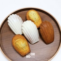 얼그레이 마들렌 만들기 홈베이킹 키트 DIY 디저트, 화이트초콜릿 (12개 데코 분량), 식힘망 & 부스러기 정리천