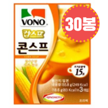농심 보노 콘스프 57g 3봉 x 10개, 56.8g