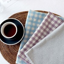 레트로 린넨 키친크로스 세트