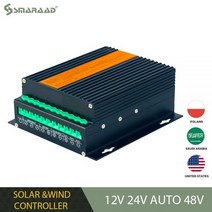 소형발전기 휴대용 캠용 저소음 발전기 SMARAAD12V 24V 자동 48V 레귤레이터 풍력 mppt 60A 태양풍 하이브리드 시스템 MPPT 충전 컨트롤러, 중국, 바람 1000W + 슬로우 1000W