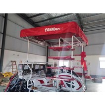 이앙기그늘막 구보다 얀마 이세키 호환, 2.4m x 2.4m(Yanmar) 두꺼운 페인트 튜브, 1개