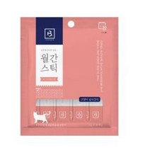 브리더랩 고양이 습식 건강 간식 월간스틱 (닭가슴살&연어), 30개입, 7팩