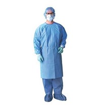 Medline NONLV325XL AAMI 레벨 3 격리 가운 라텍스 프리 특대형 파란색(50개 팩), X-Large, 50