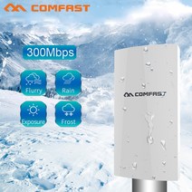 무선 라우터 허브 네트워크 전산 장비 300Mbs 2.4Ghz 5dBi 안테나 야외 CPE AP 1km 장거리 무선 브리지 액, 01 1Piece