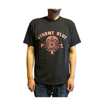 일본발송 Pherrows (페로우즈) 22S-PTP2 STORMY BLUE Mens Short Sleeve T-Shirt Cotton Cotton Made in Japan S