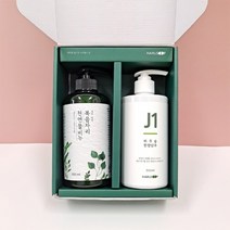 하루숲 2종 선물세트 (천연물비누 한방샴푸 J1), 천연물비누500ml +  천연물비누 500ml