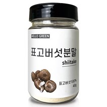 헬로우그린 천연 조미료 국산 표고버섯 분말 40g(통), 40g, 1개