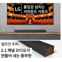 깊은베이스 인켈 고출력 LG사운드바 블루투스 WB300B 우퍼내장 풍부한사운드, A타입-LG사운드바2.0(신형제품)