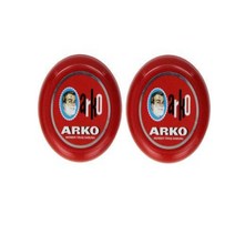 Arko Shaving Soap in Bowl Pack of 2, 1