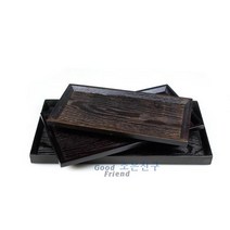 옻칠 원목 트레이(옻칠 후식쟁반 대) 36x 19 쟁반 가정용쟁반 미, 단품, 선택1:본상품선택