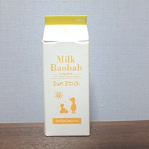 밀크바오밥 베이비 앤 키즈 선스틱 18g (SPF50+) 자외선 차단 저자극 무백탁