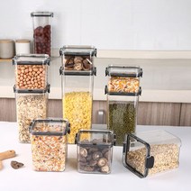 LOVFIR 냉동실 정리용기 풀세트 수납 용기 플라 투명하다 스틱밀폐용기 X 6개, 700 X 6