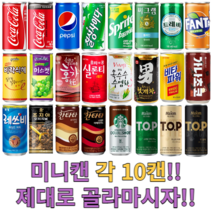 음료수 캔음료 각10캔 골라담기 /탄산음료/과채/과즙/착즙/업소용/소캔/미니캔/콜라, 선택23. 맥심 마스터라떼200ml 10캔