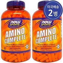 Now Foods 나우 스포츠 아미노 컴플리트 360 캡슐 2병, 360정