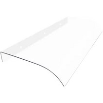 가정용 가게 업소 카페 베란다 아크릴 캐노피 그늘막, 정면 설치 50X120cm 완전 투명