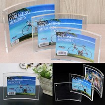커브형 자석액자 5R 액자 포토테이블액자