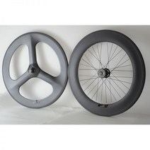 픽시삼발이 자전거 카본 휠셋 88mm 700c, 10. 고속도로 전방 3륜+후방 88륜 세트