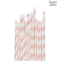 초대장 카드 도넛 인쇄 축제 생일 파티 초대장 카드 여자 샤워 용품, 13 pink straws