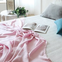 에이트룸 쿨링 실크 인견100% 홑이불, 핑크