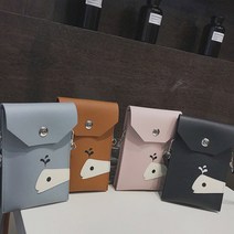 리빙누리 캐릭터 휴대폰가방 크로스백 파우치