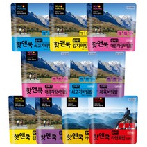 [이지밥]대용량 핫앤쿡 곱빼기 10개 랜덤 세트 발열도시락, 단품