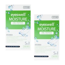 아이스웰 모이스춰 1회용 콘택트렌즈 다목적용액 7ml X 5EA, 2개