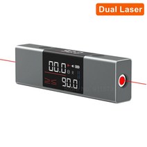 레이저 레벨기2In 1 Laser Level Li1 Protractor Digital Inclinometer Angle Meter Type-C Rechargeable M, 03 Dual Laser Version