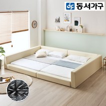 동서가구 네티 코지형 패밀리침대 Q+Q (양면매트), 초코브라운