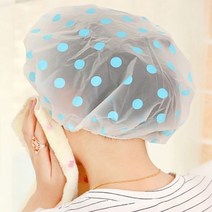 비닐 샤워 캡 방수 목욕 헤어 커버 사우나 트리트먼트, 랜덤색YS001539