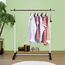 동양산업 101행거 블랙화이트 헹거 저렴한행거 옷걸이 행거 이동식 0W4C9C9A, 화이트